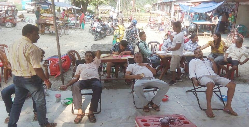 वार्षिक साधारणसभाकाे अवसरमा लालभित्ति साकोसले आयोजना गर्यो रक्तदान, ४० प्रिन्ट रगत संकलन