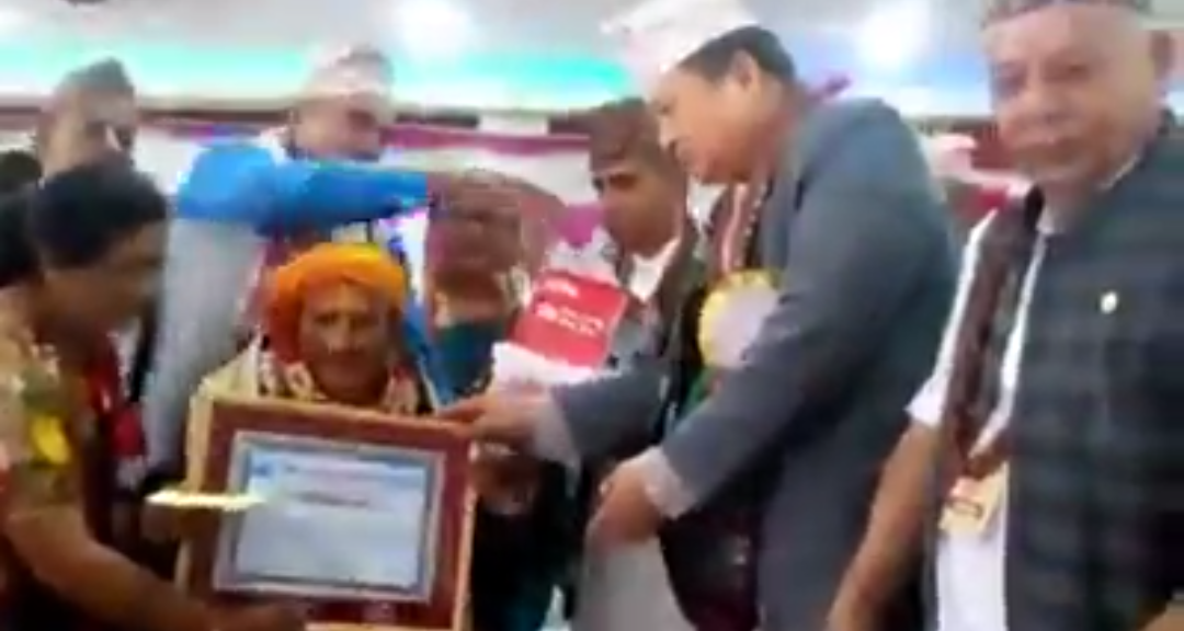 १ सय १० बर्षिया महेश्वरा, जो सुन्दरहरैंचाकी नगरमाता हुन्