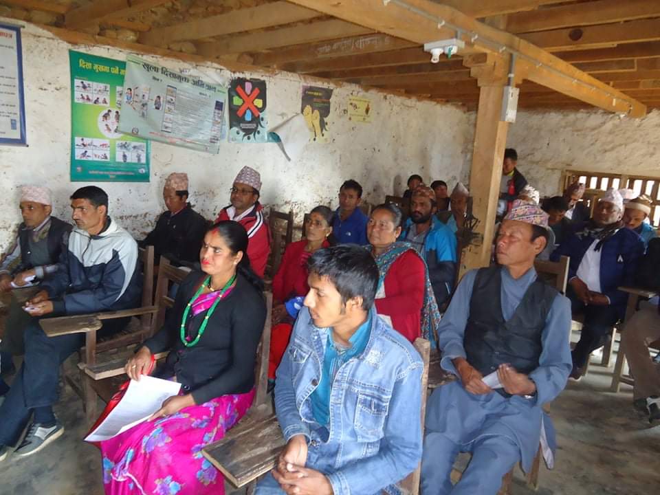 अाठराई थाेक्लुङ्गका कृषकहरु संगठित, १५ सदस्यीय कृषि सञ्जाल गठन