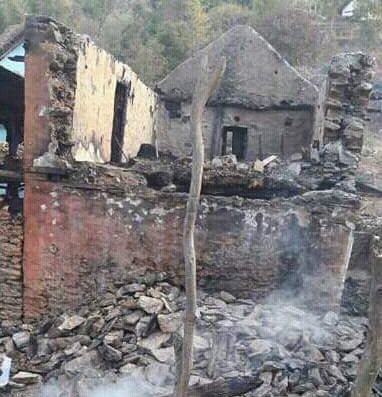 आठराइमा आगलागी हुँदा एक घर जलेर खरानी, झण्डै सात लाखको क्षति