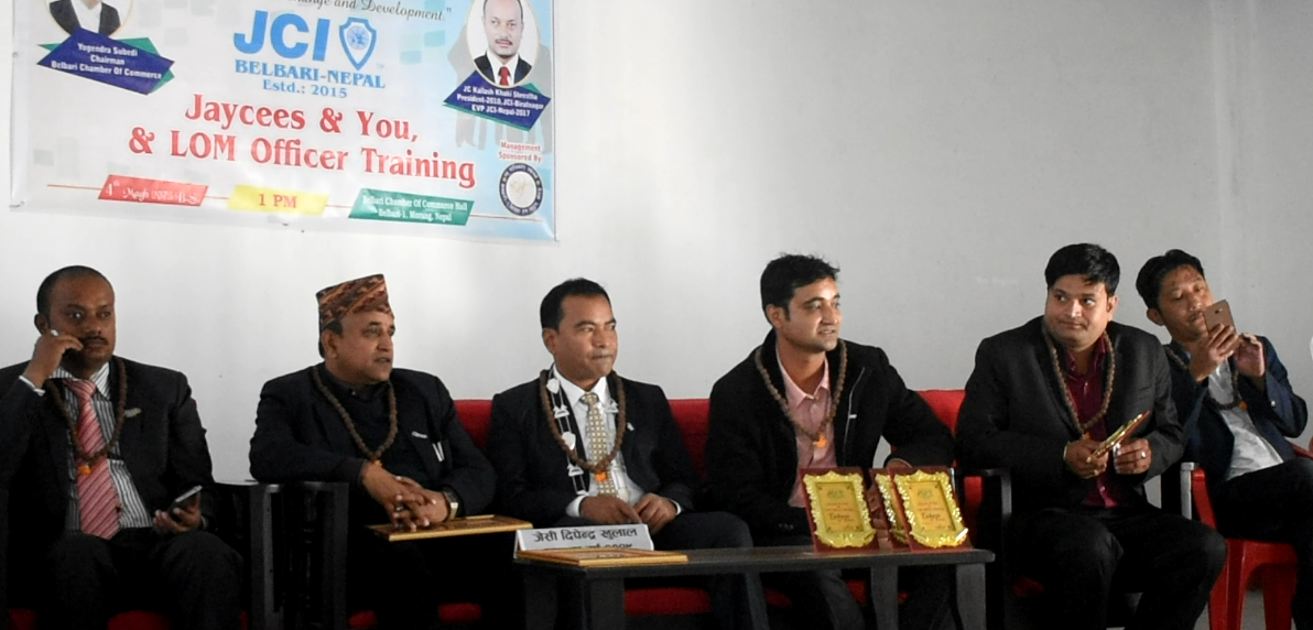 नयाँ सदस्यहरुलाइ बेलबारी जेसिजले दियो एकदिने तालिम