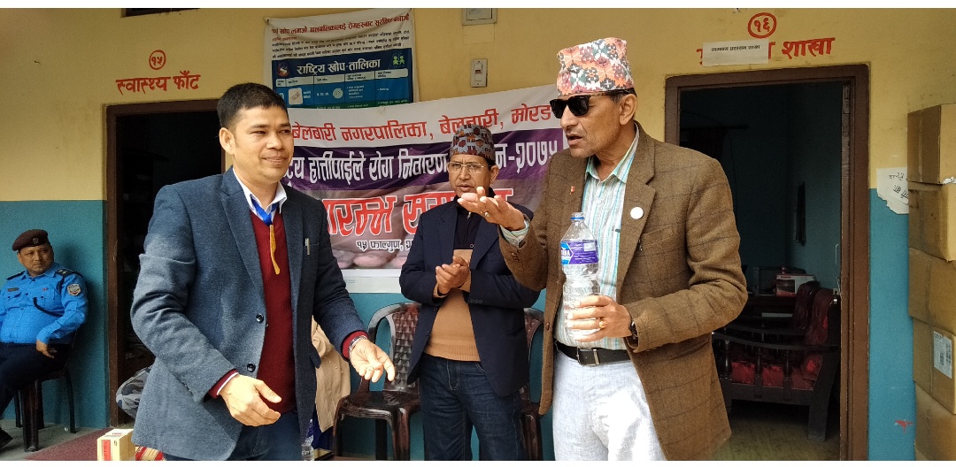 पुर्वका विभिन्न जिल्लामा हात्तिपाईले विरुद्धको औषधी खुवाउन शुरु