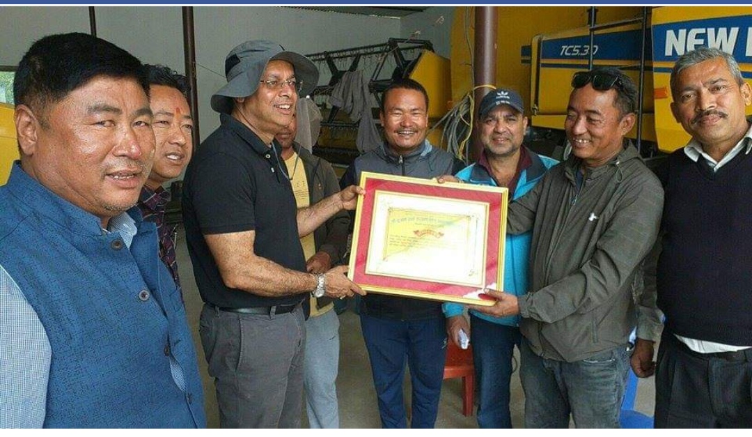 निर्माणाधिन सृजना पार्कका लागि बुद्ध एयरले दियो २० लाख