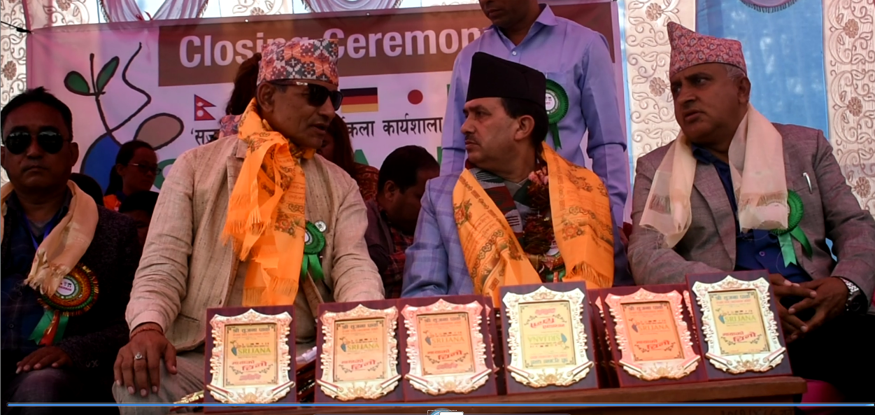 मेयरले उद्घाटन गरेको अन्तराष्ट्रिय मूर्तिकला कार्यशालाको कानुनमन्त्रीले गरे समापन