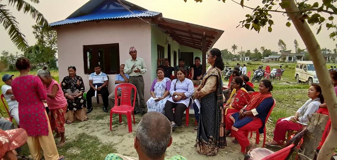 एक्ली देशमायाको लागि निर्माण गरिएको घर हस्तान्तरण, आम्दानी र खर्च पनि सार्वजनिक