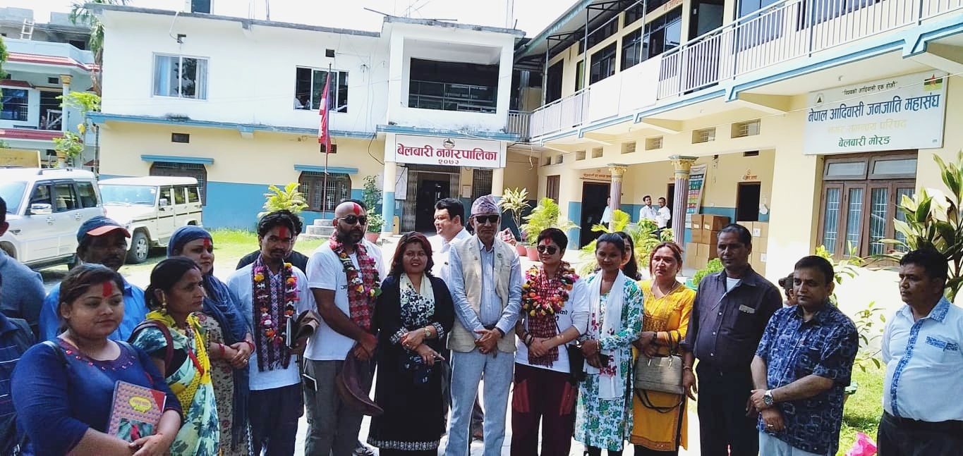 छुवाछुत विरुद्ध पैदल यात्रामा निस्केका अभियन्ताहरुलाई बेलबारीमा स्वागत