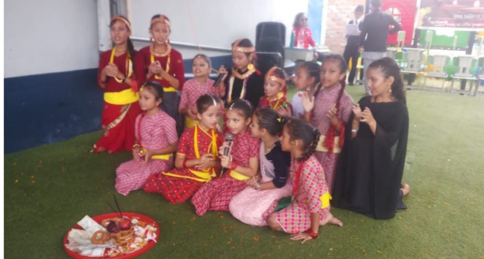 गुरुकुल पाठशालामा तिहार विशेष कार्यक्रम