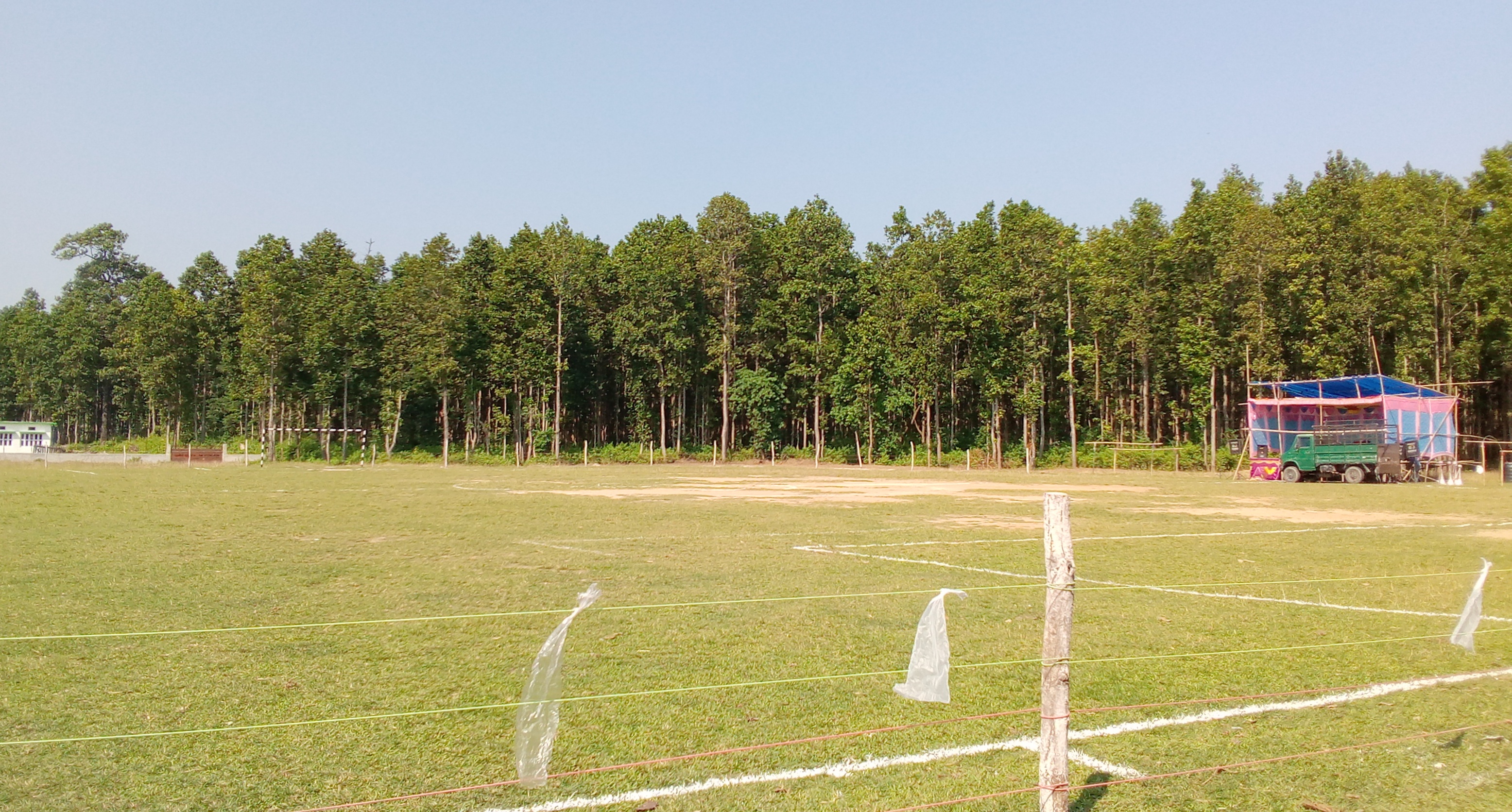 क्लवस्तरीय खुल्ला नकआउट फुटवल प्रतियोगिताको तयारी पुरा