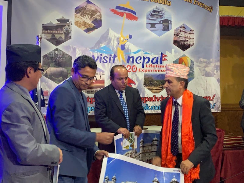 नेपाल भ्रमण बर्ष २०२० को प्रबर्द्धनका लागि अमेरिकामा पनि शुरु भो प्रचार अभियान