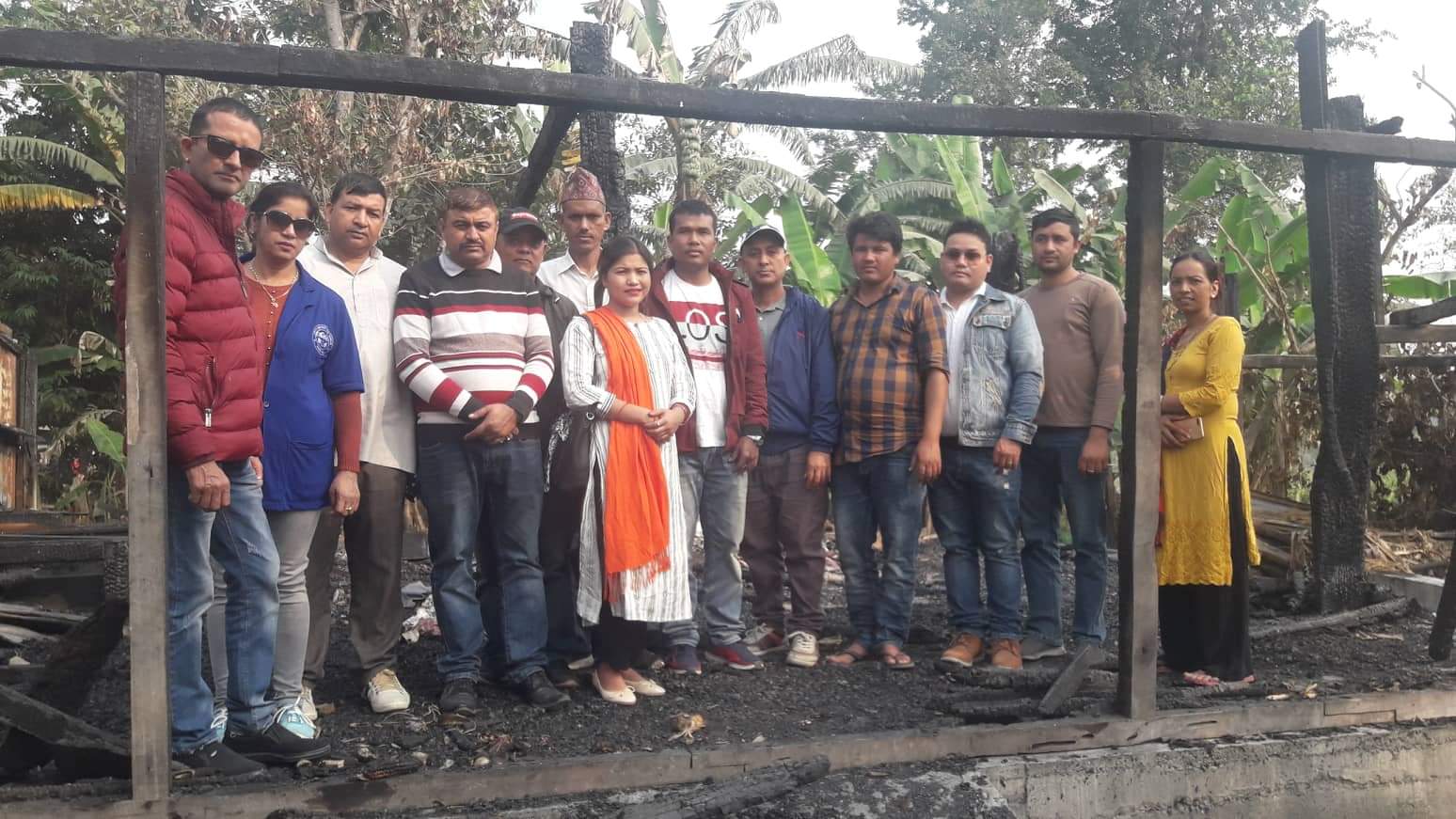 मोसु कुवेत र बहराइनद्वारा आगलागी पीडित र पक्षघातका बिरामीलाई आर्थिक सहयोग