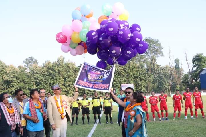ट्राईबेकरमा च्यासल यूथ क्लबलाई हराउँदै रोलिङ क्लब झापा बेलबारी गोल्डकपको सेमिफाइनलमा