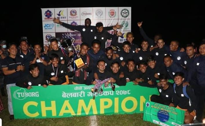 हिमालयन शेर्पा क्लबले जित्यो चौथो अन्तर्राष्ट्रिय आमन्त्रण बेलबारी गोल्डकपको उपाधि