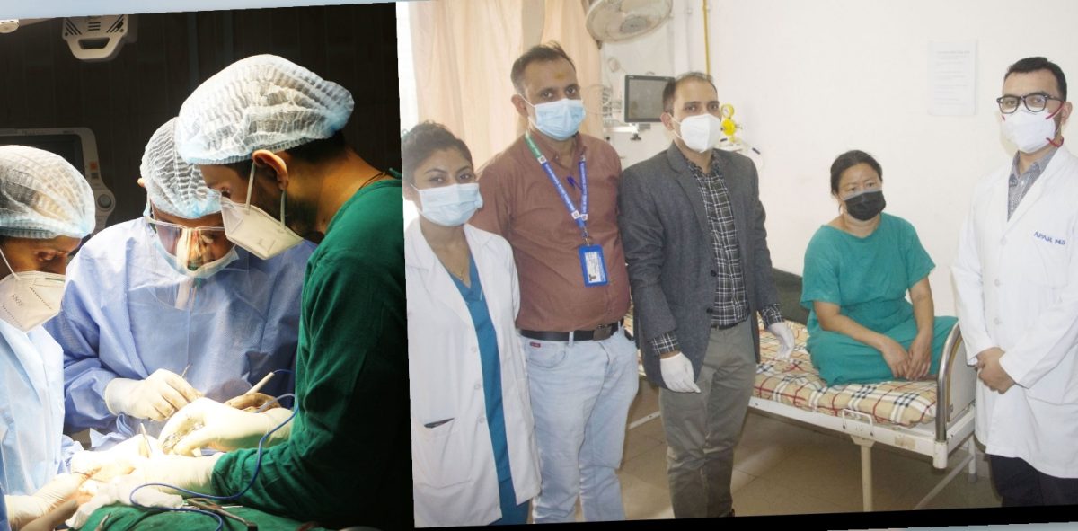 नोबेलमा अप्रेशन गरेर सफलतापूर्वक निकालियो दुर्लभ ट्यूमर 