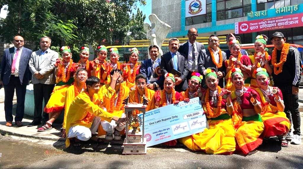 सिद्धार्थ सेकेण्डरी स्कुलले जित्यो राष्ट्रिय लोक नृत्य प्रतियोगिताको उपाधि