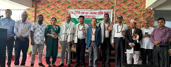 मोरङ क्षेत्र ३ र ४ का सांसदहरुलाई बेलबारी क्याम्पसले गर्यो सम्मान 