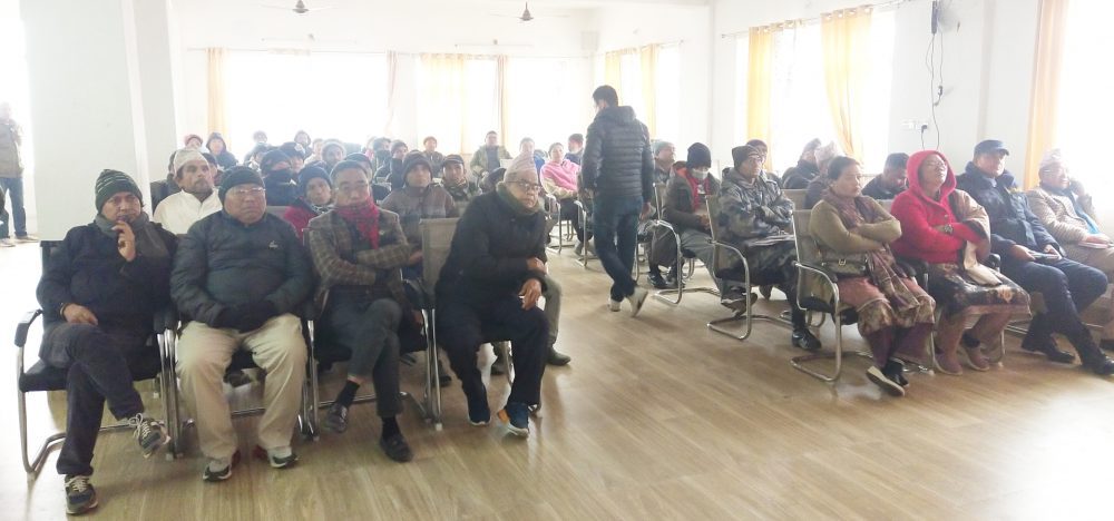भूकम्प सुरक्षा दिवसमा भुकम्प प्रतिरोधी घर बनाउन सिकाउँदै बेलबारी नगरपालिका