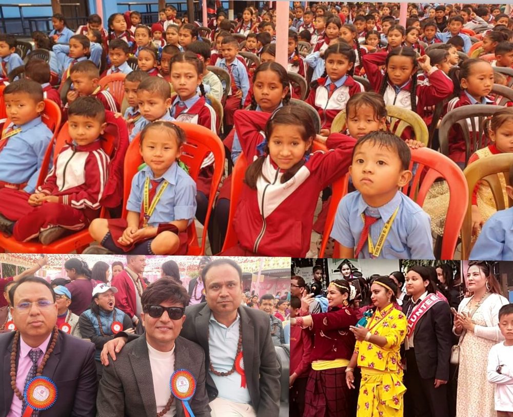 गायक हेमन्त शर्मालाई ल्याएर राइजिङ स्कुलले मनायो ३२ औं वार्षिकोत्सब 