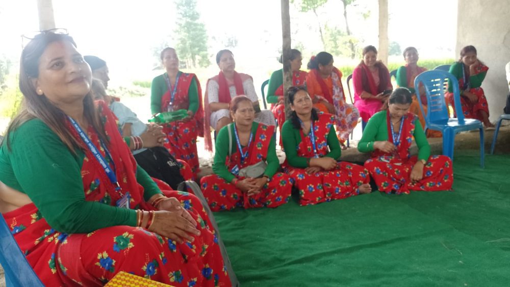 पाथिभरा महिला नौमती बाजा समूहको प्रथम वार्षिक साधारण सभा