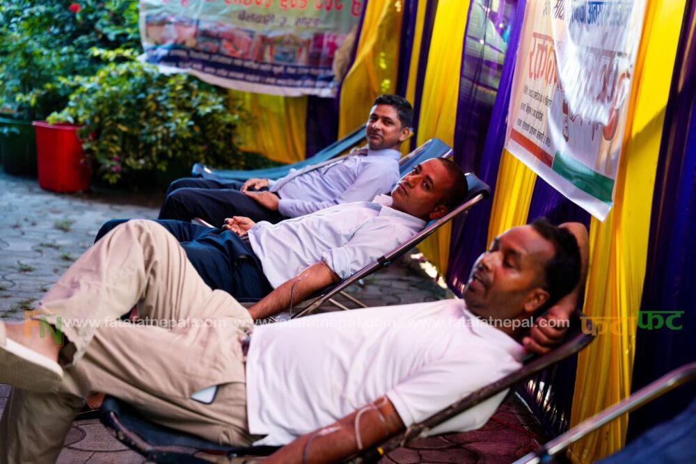 लालीगुराँस साकोसको रक्तदानमा ५१ पिन्ट रगत संकलन